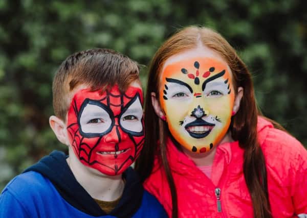 Riley and Addison O'Hagan got their faces painted at the Summer Carnival Saturday in Ballymena recently. It was organised by Ballymena BID who have thanked all the retailers who took part by donating prizes for the roadshow and also offering discounts and fun activities in their premises.