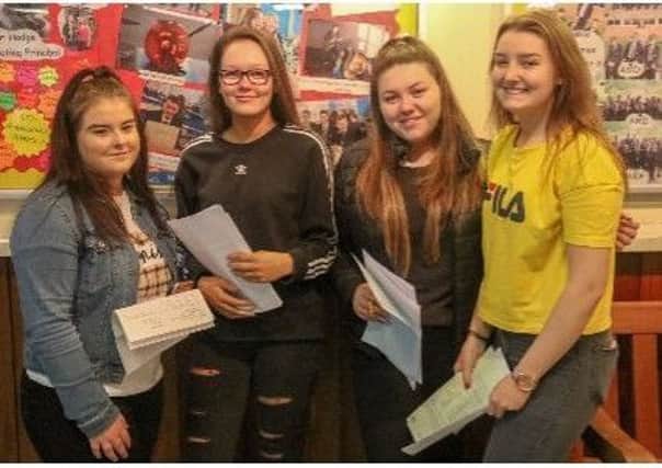 The percentage of pupils acheiving five or more GCSEs at grade A*-C (including English and Maths) has increased on last year by 43 per cent.