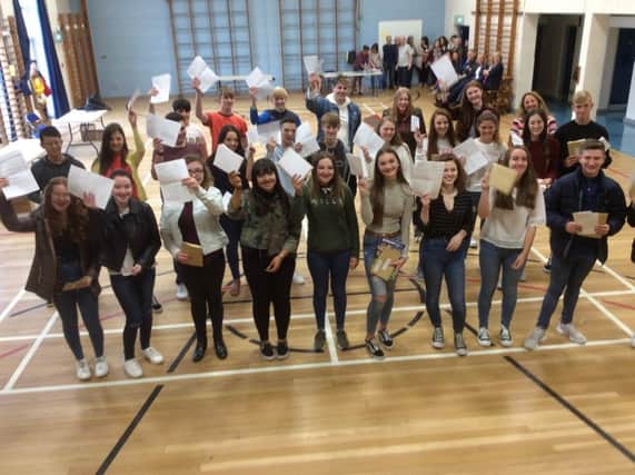 Pupils at Limavady Grammar School who achieved seven or more A*/A grades in their GCSEs.