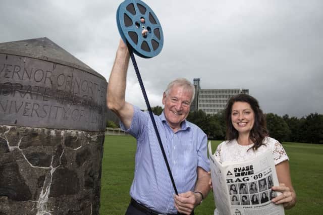 Professor Alan Sharp, one of the University's  original staff members joined Coleraine Campus Provost Dr Karise Hutchinson to invite students, graduates and staff from the Early Years of the NUU Days to a special reunion.