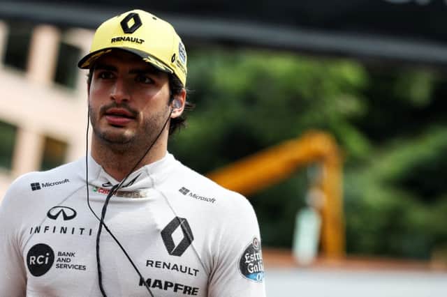 Carlos Sainz finished just outside the points for the Renault Sport F1 Team