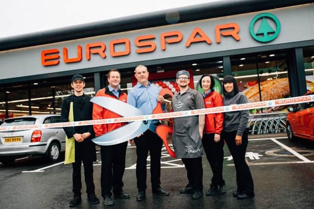 EUROSPAR staff pictured at the official opening of the new supermarket in Lagan Valley.