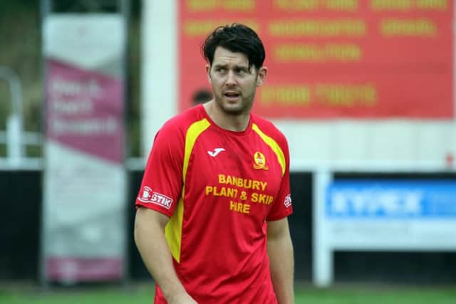 Ricky Johnson hit a hat-trick for Banbury United at North Leigh