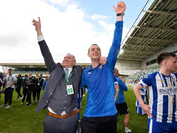 Colin McKendry says the process had begun to replace Oran Kearney at Coleraine.