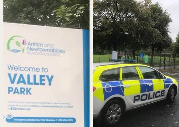 Police have appealed to parents following anti social behaviour at Valley Park.