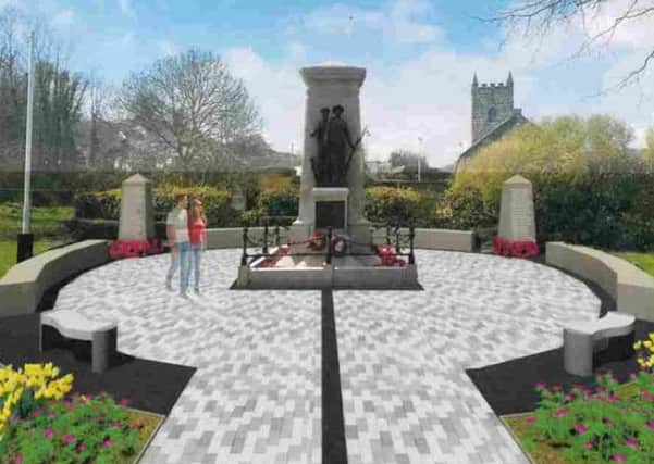 Landscaping will take place at Larne War Memorial.