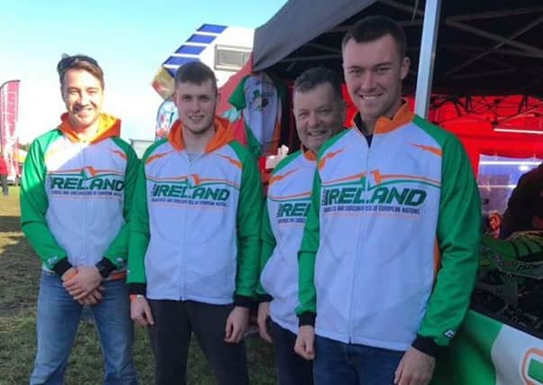 Quadcross Team Ireland who finished  second to the USA in Denmark at the weekend.