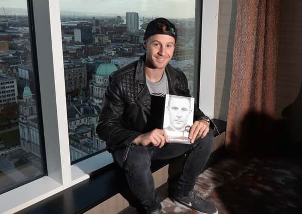 Jonathan Rea pictured at the launch of his new book. Pic by Pacemaker.