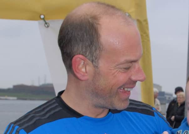 Phil Spencer pictured during a previous visit to Larne.