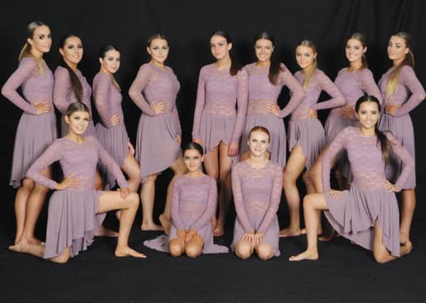 The dancers from Studio 86 in Carrick who are taking part in the national competition "That's Showbiz".
