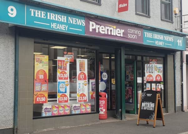 Shop on the Lough Road, Lurgan which was robbed on Wednesday afternoon