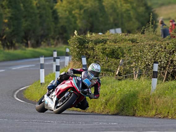 Tobermore's Adam McLean on the McAdoo Kawasaki in the Supersport class at the Ulster Grand Prix