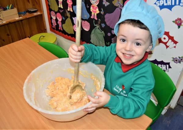Star baker Harry MacAleese from Newtownabbey pictured at the Ashgrove Nursery School bake-a-thon fundraiser.