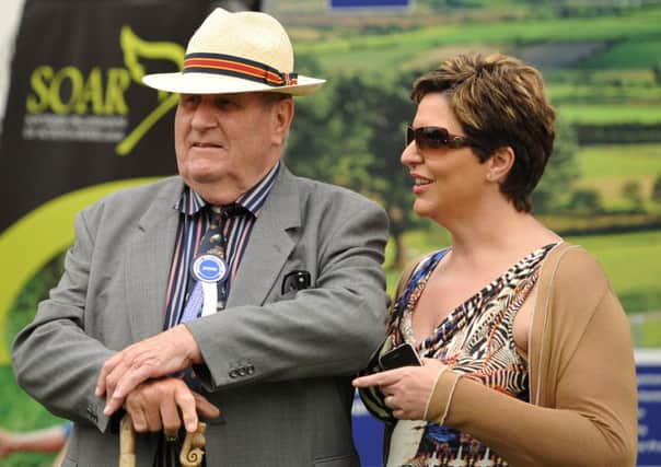 The late Tom Clarke with his daughter Libby pictured at Lurgan Show. Picture: Alfie Shaw