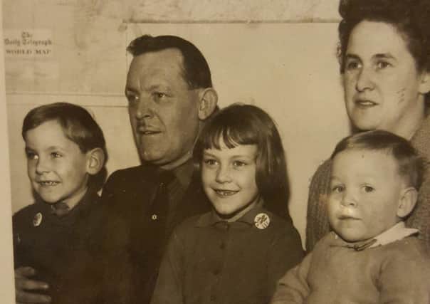 RUC officer Samuel Clarke with his wife Helen and children, from left Samuel, Shirley and Winston