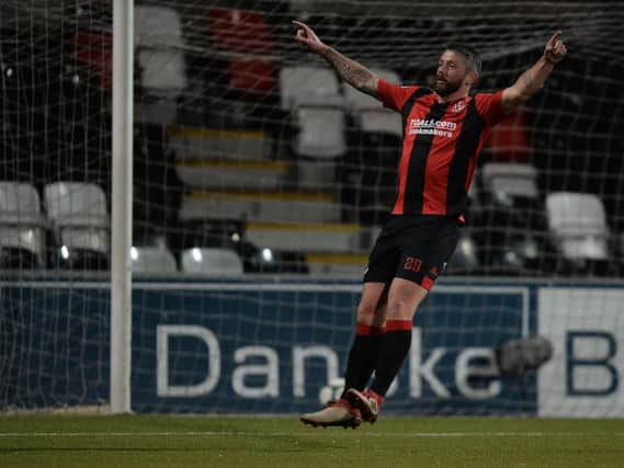 Crusaders striker Rory Patterson