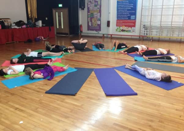 Pupils at Ashgrove Primary School are getting excited about Yoga.
