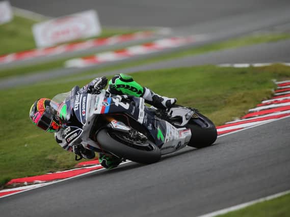 Michael Laverty will ride the Tyco BMW at the Sunflower Trophy meeting this weekend at Bishopscourt in Co. Down.