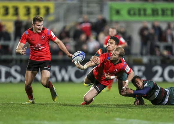 Ulster's Will Addison and Jacob Stockdale (left) are both included in the Ireland squad