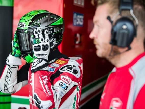 Eugene Laverty is feeling confident of his prospects in Qatar after setting the pace in free practice on Thursday.