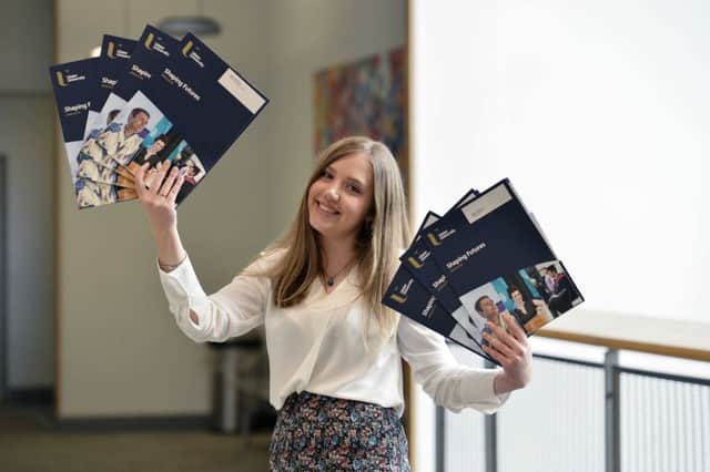 Megan McNeilly picked up seven awards for academic achievement at the Ulster University Business School.