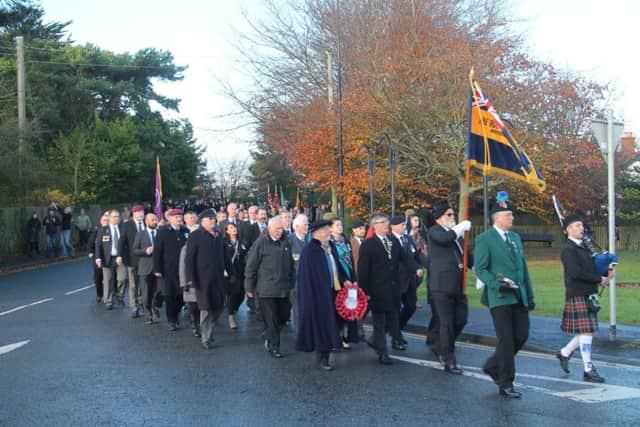 Whitehead's Remembrance Sunday parade. Photos by Stephen Diamond.