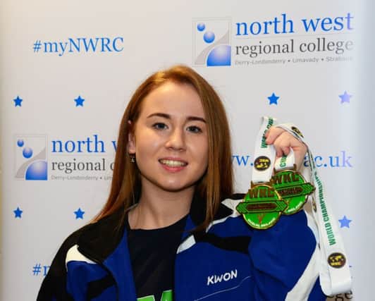 North West Regional College student Emma MCGilloway.