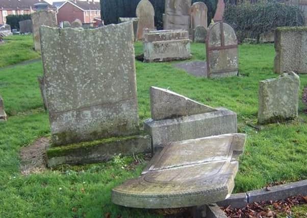 Graves vandalised in Shankill Graveyard