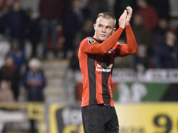 Rory Hale enjoyed a winning debut for Crusaders against Glentoran in the Irish Cup on Saturday.