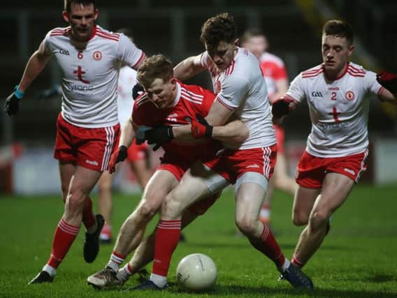 Enda Lynn's 0-2 was not enough to stop Tyrone progressing to the 2019 Dr. McKenna Cup final.