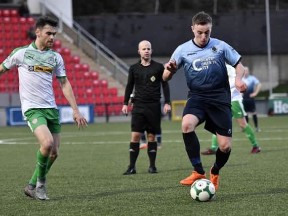 Institute's Aaron Harkin will join Cliftonville next season, after signing a pre-contract with the Belfast men.