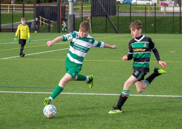 Action from Draperstown Celtic Under-13s game against Dungiven Celtic.