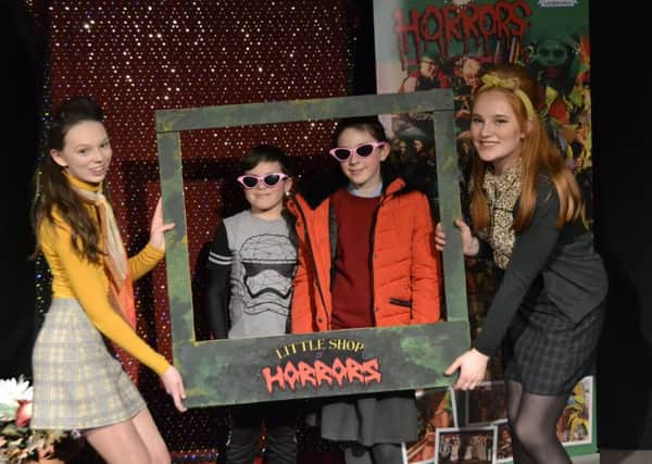 At Laurelhill Community College's open night it was selfie time in the Drama Department with some of the Ronnettes from recent production, 'Little Shop of Horrors'.