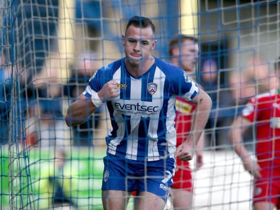 WANTED  . . .  Coleraine winger, Darren McCauley is subject of a two-team race between Derry City and Inverness.