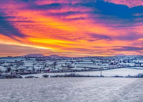 Kenny Gibson took this stunning photo in Dromore on Wednesday morning.