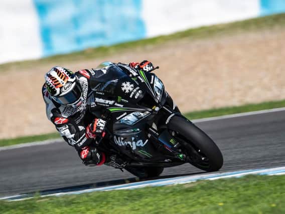 Jonathan Rea set the pace on his Kawasaki during the two-day winter test at Jerez in Spain.
