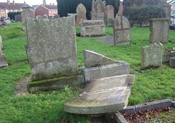 Graves have been wrecked again at historic Shankill Graveyard