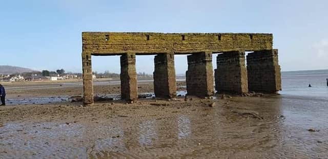 The old coal pier at Whiteabbey.