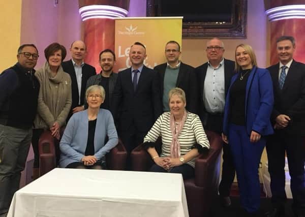 Organisers, speakers and guests pictured at the Hope Centres fourth annual Aiding Recovery Conference in Ballymena.