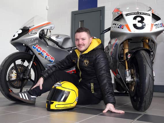 Gary Dunlop unveiled the Joey's Bar Honda which will sport a retro livery in 2019 marking 20 years since Joey's famous 1999 Superbike victory at the Ulster Grand Prix on the RC45 Honda.