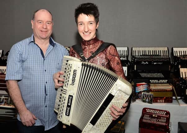 Sean O' Neil and Marie Devine attended the 21st NI Open Accordion Championships. INCT 08-004-PSB