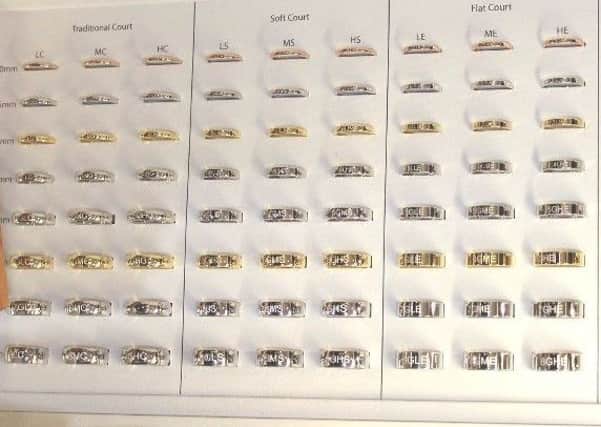 Rings stolen during the incident. PSNI image.