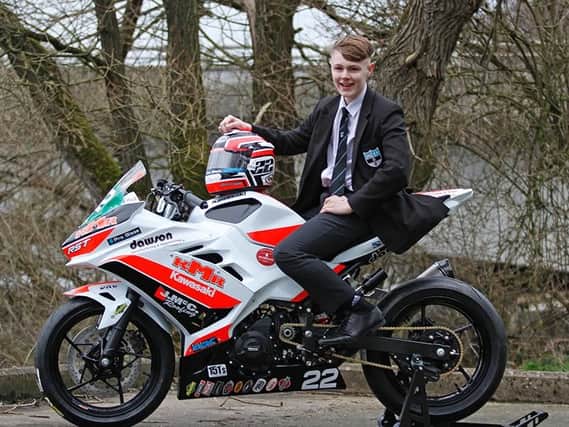 Cameron Dawson from Killyman in County Tyrone will compete in the British Junior Supersport Championship this year for Ryan Farquhar's KMR Kawasaki team.