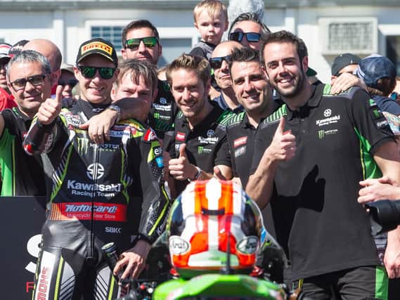 Jonathan Rea finished as the runner-up in the first ever Superpole race at Phillip Island in Australia.