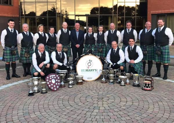 St Mary's Pipe Band Derrytrasna