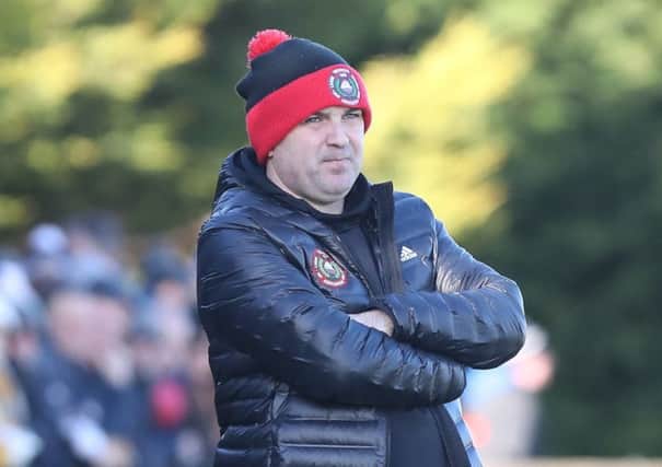 Larne Tech OB boss Johnny Hastings. Pic by Pacemaker.