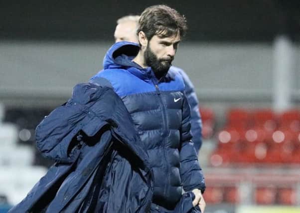 Glenavon boss Gary Hamilton. Pic by Pacemaker.