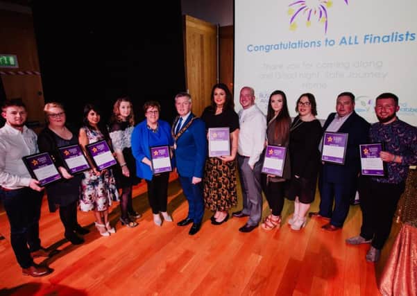 Runners-up in this year's Antrim Town Centre Business Awards which were held in the The Old Courthouse in Antrim. (Submitted Pictures).