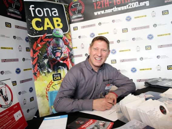 Lincolnshire rider Gary Johnson has signed up for the fonaCAB International North West 200 in association with Nicholl Oils.
