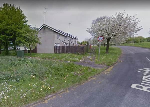 The incident occurred in the Burnside area of Craigavon. Pic by Google